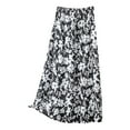 thumbnail image 1 of Polka Dot Maxi Skirt for Women High Waist A-Line Long Skirt Boho Flowy Summer Casual Skirt with Elastic Waist, 1 of 2