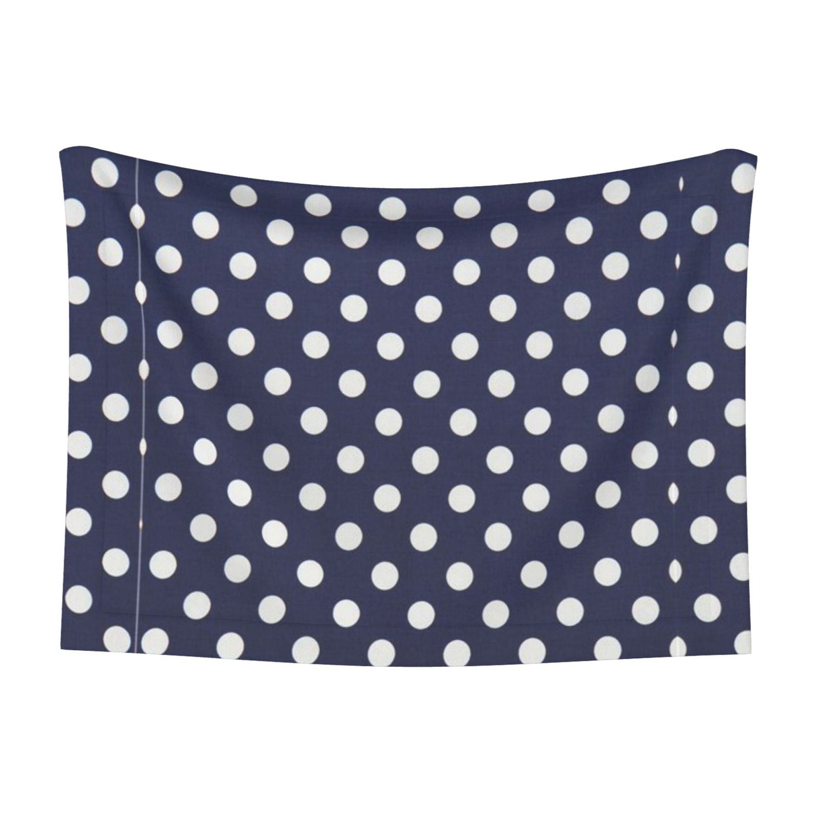 Polka Dot Navy Pattern Dog Blanket Soft Warm Flannel Cat Blanket Great Pet Throw for Cats Puppy Small Medium Large Dog