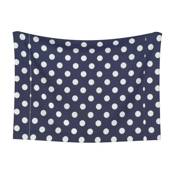 Polka Dot Navy Pattern Dog Blanket Soft Warm Flannel Cat Blanket Great Pet Throw for Cats Puppy Small Medium Large Dog