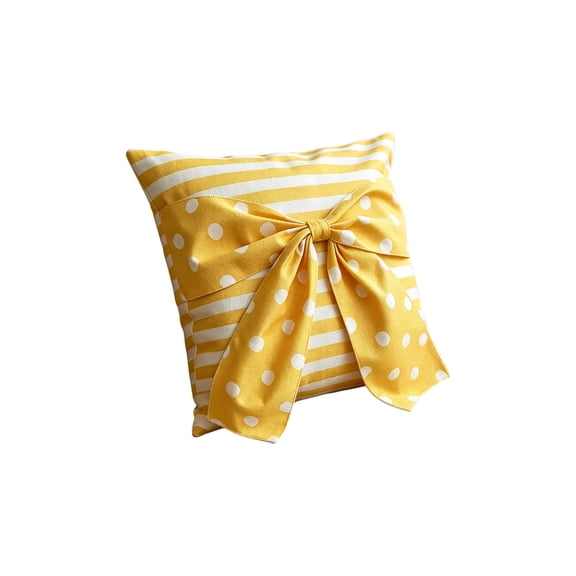 Polka Dot Pillow Cover,Geometric Print Double Sides Print Pillowcase Soft Square Cushion Case,Modern Simple Art Style A