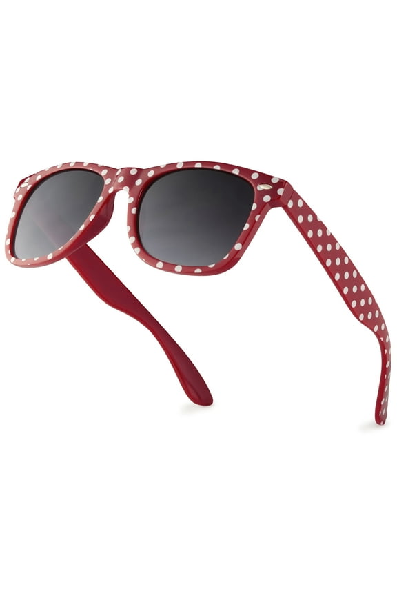 Polka Dot Retro Fashion Sunglasses for Women Trendy Vintage 50s UV Protection Sun Glasses