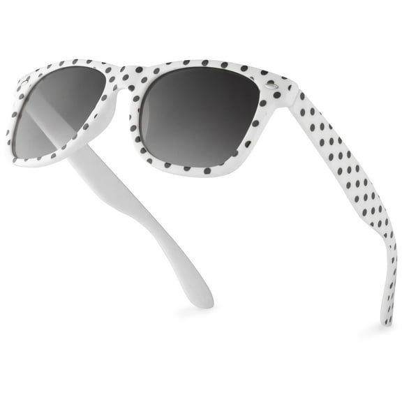 Polka Dot Retro Fashion Sunglasses for Women Trendy Vintage 50s UV Protection Sun Glasses