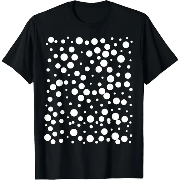 Polka Dot Shirt Graphic Tees for Women, Men T-Shirt