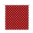 thumbnail image 1 of Polka Dot Shower Curtain Colorful Retro Cute Spot Vintage Fabric Decorative Bathroom Curtains with Hooks,180X180cm, 1 of 7