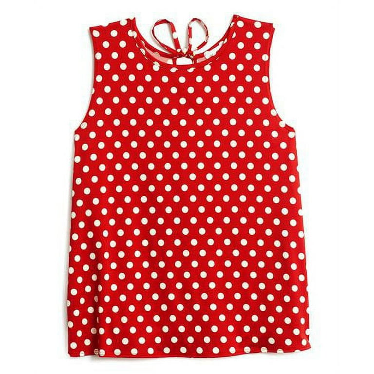 Red polka dot tank hotsell