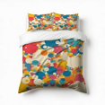 thumbnail image 1 of Polka Dot Spotty Circle Spots Bedding Set 3 Pcs Soft Microfiber Quilt Cover For Bedroom Decor, Comforter Cover With 2 Pillowcase, 1 of 5