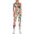 thumbnail image 1 of Polka Dot Spotty Circle Spots Women's One Piece Yoga Jumpsuits Leggings Playsuit Gym Suit Fitness Running Athletic Clothes Gym Wear Set, 1 of 6