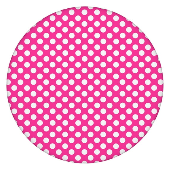 Polka Dot Tablecloth with Vintage Red Polka Dots, Retro Dot Pattern, Classic Black and White Dots, Geometric and Colorful Dots Design