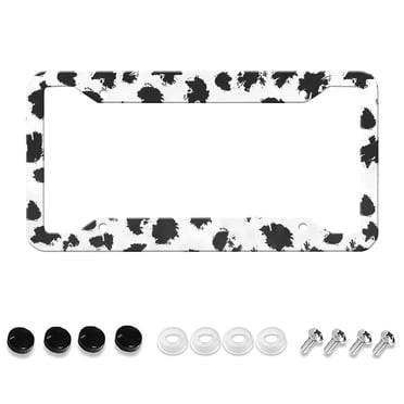 2-Pack Las Vegas Raiders Stainless Steel License Plate Frame - Rust-Free Black Finish