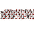 thumbnail image 1 of Polka Dots Cotton Curtain Sleeve Topper Window Treatment, 1 of 10