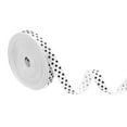 thumbnail image 1 of Polka Dots Grosgrain Ribbon 3/8 Inch, 10 Yard Spool for Gift Wrapping for Gift Wrapping White, 1 of 7
