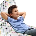 thumbnail image 1 of Polka Dots Lounger Chair Bag, Modern Concept of Energetic Spots on a Plain Background Circles Rainbow Theme, High Capacity Storage with Handle Container, Lounger Size, Multicolor, by Ambesonne, 1 of 5