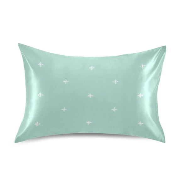 Polka Dots Luxury Silky Soft Pillowcase Standard Size Wrinkle Resistant Envelope Closure 20x26in