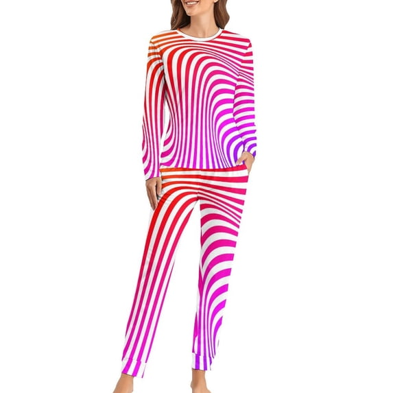 Polka Dots Pajamas Classic Black and White Warm Pajama Sets Woman 2 Pieces Leisure Oversized Custom Sleepwear Gift Idea