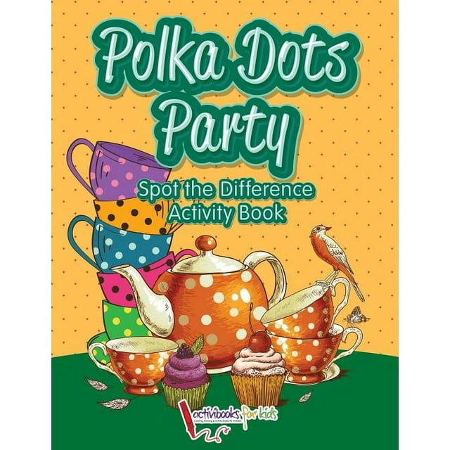 Polka Dots Party Spot the Difference Activity Book (Paperback)