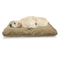 thumbnail image 1 of Polka Dots Pet Bed, Abstract Print with Circles Put in Chevron Style, Chew Resistant Pad for Dogs and Cats Cushion with Removable Cover, 24" x 39", Camel Dimgray, by Ambesonne, 1 of 4