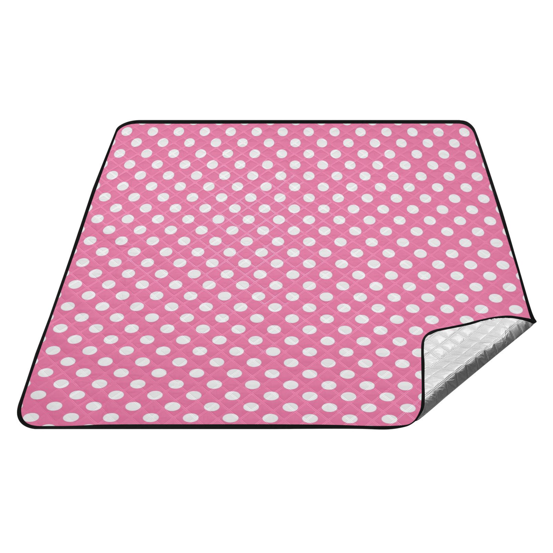 Polka-Dots-Pink-Picnic-Blanket