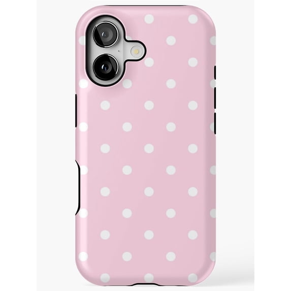 Polka Dots Pink X2001 Phone Case Compatible with iPhone 17 16 15 14 13 12 11 Pro Max – Premium Protection