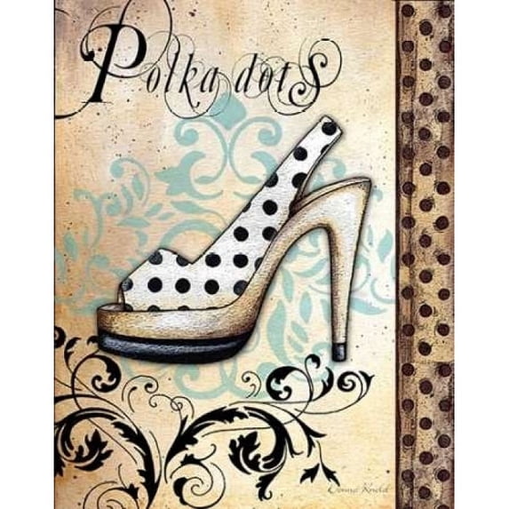 Polka Dots Poster Print by Donna Knold