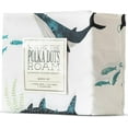 thumbnail image 1 of Where The Polka Dots Roam Nautical Ocean Twin Bedding Set - 3 Piece Super Soft Kids Bed Set with Fitted Sheet, Flat Sheet, and Pillowcase - Underwater Sea Creatures Design for Boys Girls Room Décor, 1 of 9