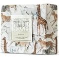 thumbnail image 1 of Where The Polka Dots Roam Safari Animals Full Bedsheet Set for Kids - Jungle Adventure Bedding for Explorers, Includes Fitted Sheet, Flat Sheet and Pillowcases - Wildlife Wonders Decor for Boys Room, 1 of 10