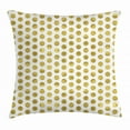 thumbnail image 1 of Polka Dots Throw Pillow Cushion Cover, Traditional Wide Spared Polka Dotted Spotted and Stained Pattern, Decorative Square Accent Pillow Case, 16 X 16 Inches, Pale Coffee and White, by Ambesonne, 1 of 2