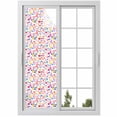 thumbnail image 1 of Polka Dots Window Privacy Film Watercolor Red Pink Blue Decorative Glass Window Film UV Blocking Static Cling Non-Adhesive Sticker Covering for Home Door 17.7 x 78.7 inches, 1 of 8