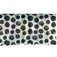 thumbnail image 1 of Ambesonne Polka Dots Valance Pack of 2, Creative Abstract Spots, 54"X12", Charcoal Grey Multicolor, 1 of 4