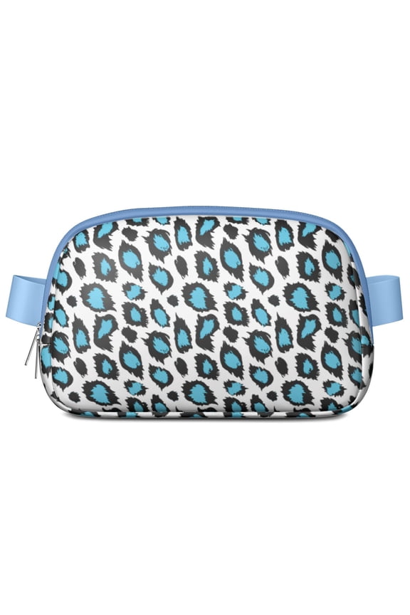 Polka Leopard Design Waist Bag – Unique Patterned Fanny Pack with Cute Animal Cartoon Vibe