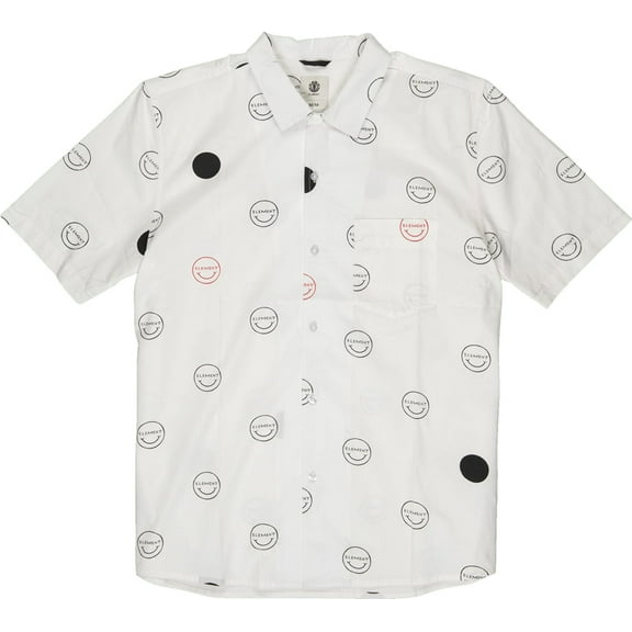 Polka Smile Short Sleeve Shirt [Hello Off White]