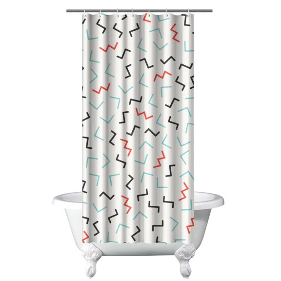 Polka Texture Shower Curtain Vintage Red Polka Dots Retro Polka Dot Classic Polka Dot Colorful Dots Minimalist Dots Dot Pattern Geometric Bathroom Decor Waterproof Fabric