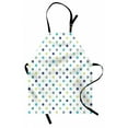 thumbnail image 1 of Polkadot Apron Polka Dots Retro Classy Vintage Fabric Pattern Design Style, Unisex Kitchen Bib Apron with Adjustable Neck for Cooking Baking Gardening, Apple Green Dark Blue Jade Green, by Ambesonne, 1 of 3
