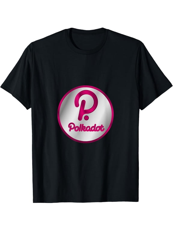 Polkadot Cryptocurrency DOT Logo Image T-Shirt
