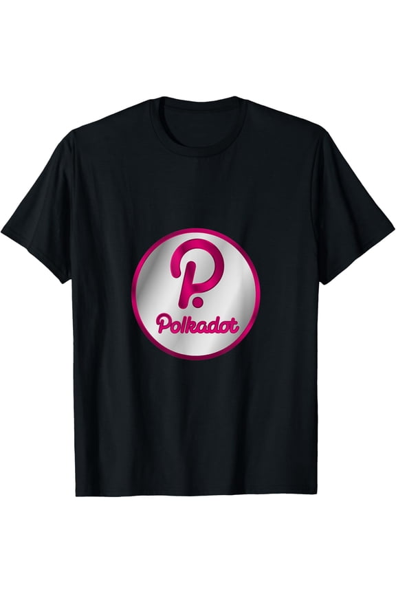 Polkadot Cryptocurrency DOT Logo Image T-Shirt