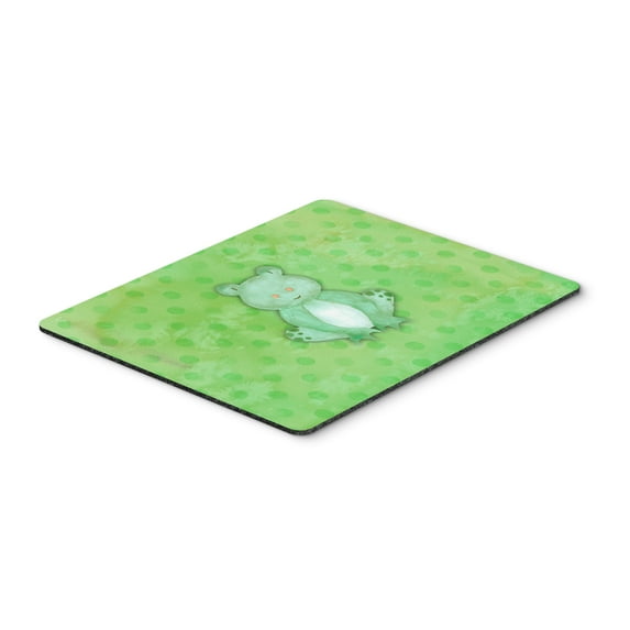 Polkadot Frog Watercolor Mouse Pad Hot Pad or Trivet