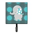 thumbnail image 1 of Polkadot Grey Elephant Leash or Key Holder, 1 of 1