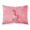 thumbnail image 1 of Polkadot Horse Watercolor Fabric Standard Pillowcase, 1 of 2