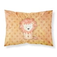 thumbnail image 1 of Polkadot Lion Watercolor Fabric Standard Pillowcase, 1 of 2