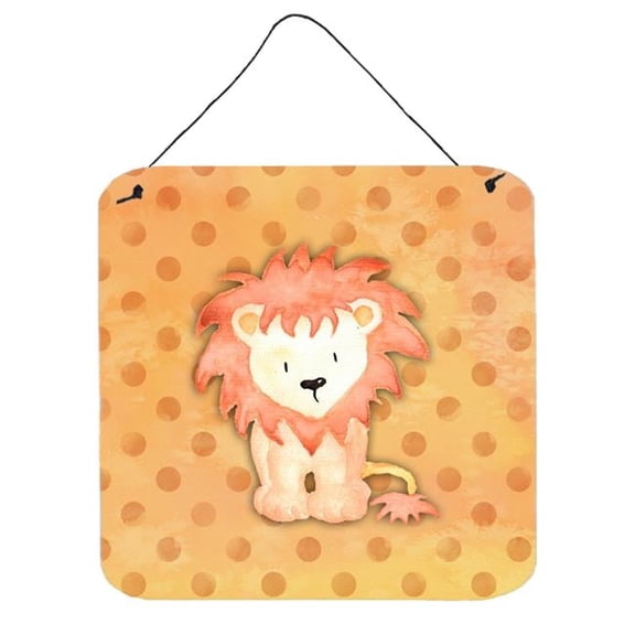 Polkadot Lion Watercolor Wall or Door Hanging Prints