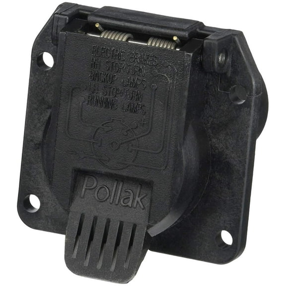 Pollak 11-893P RV 7-Way Socket ( Style) (Quantity 4)