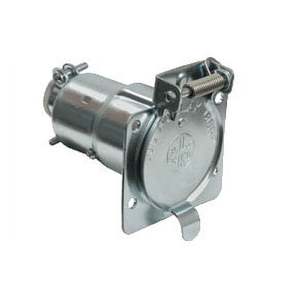 Pollak 12 703P 7 Way Rv Connectr Metal Skt