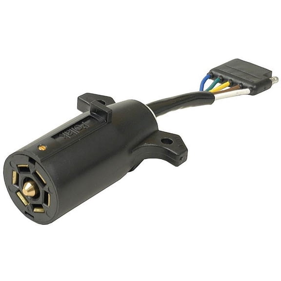 Pollak 12-718 7-Round to 5-Flat Park Power Adapter