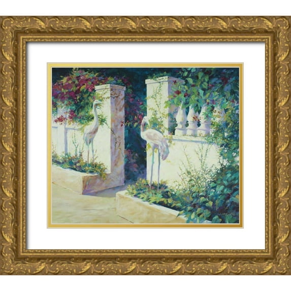 Pollard, Julie G. 30x26 Gold Ornate Wood Framed with Double Matting Museum Art Print Titled - Sentinels