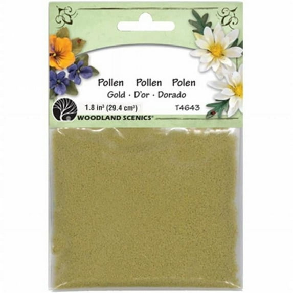 Pollen 1oz-Gold, Pk 6, Woodland Scenics
