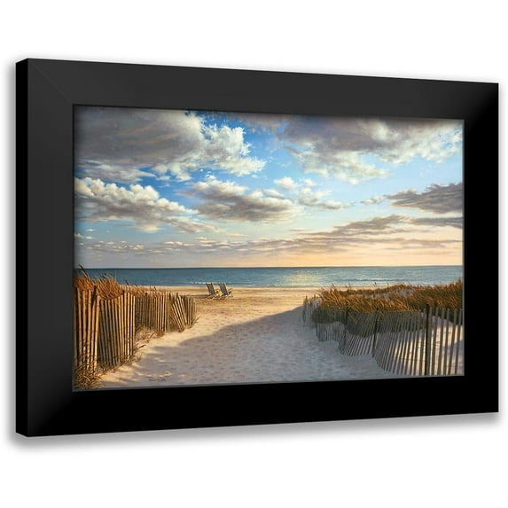 Pollera, Daniel 14x11 Black Modern Framed Museum Art Print Titled - Sunset Beach