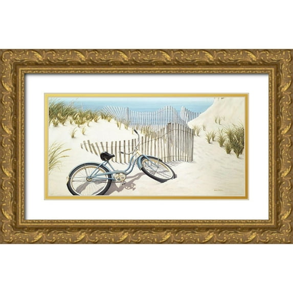 Pollera, Daniel 32x18 Gold Ornate Wood Framed with Double Matting Museum Art Print Titled - Summer Memories