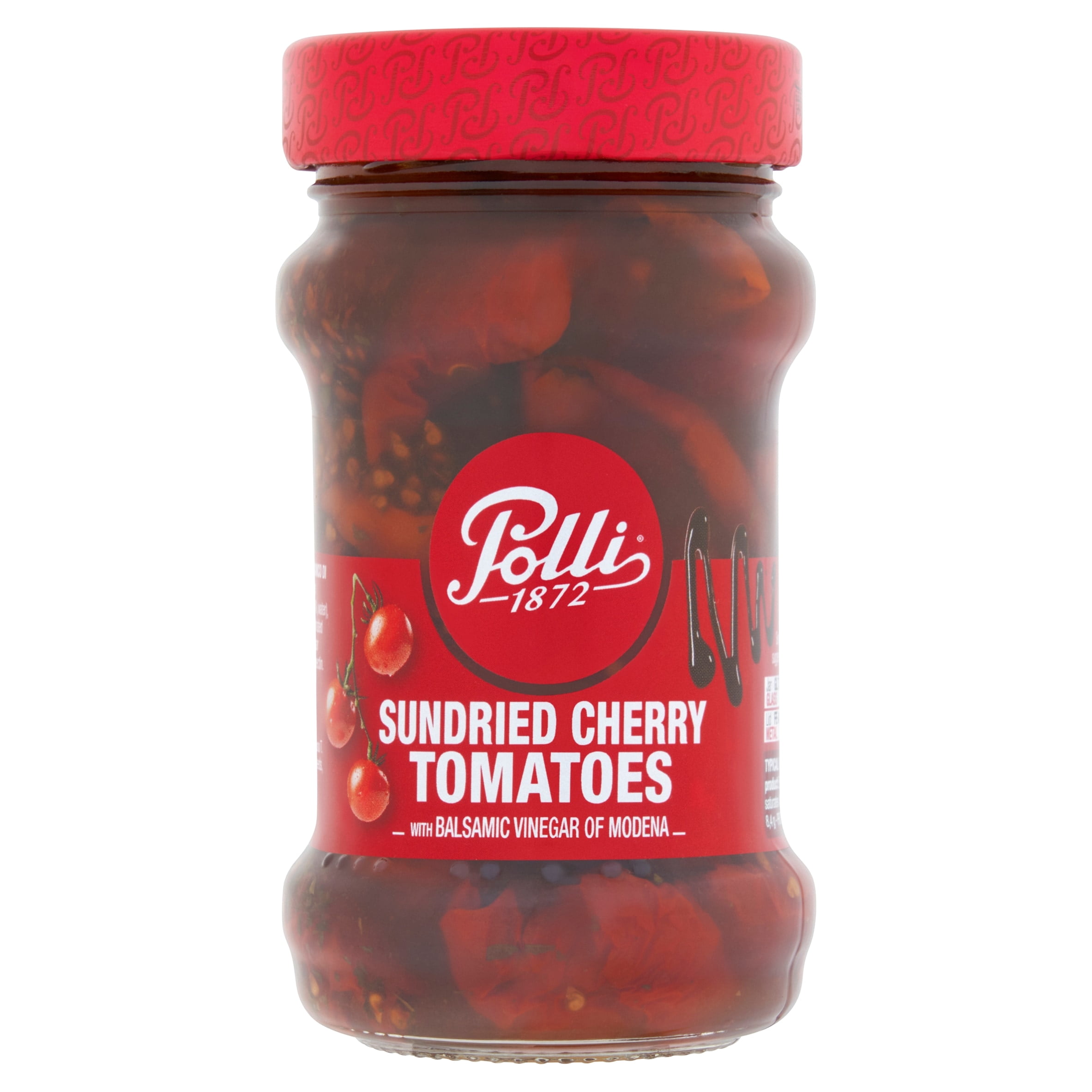 Polli Cherry Tomatoes in Balsamic Vinegar 190g, Imported from Britain