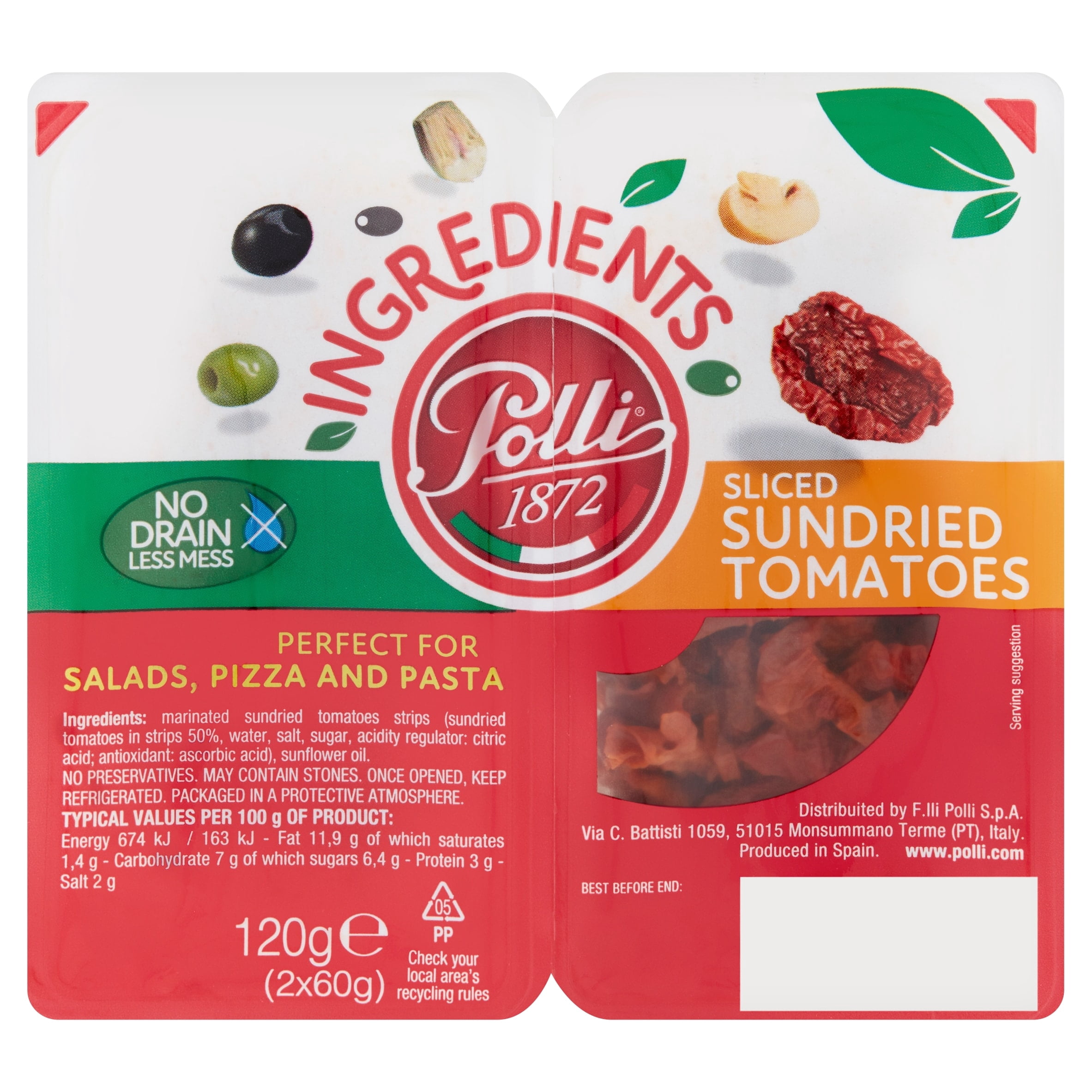 HALVED SUN DRIED TOMATOES