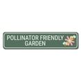 thumbnail image 1 of Pollinator Friendly Garden Sign, Backyard Sign, Garden Sign, for Gardener - 4x18 inches, 1 of 4