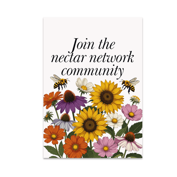 Pollinator Garden Decor - Nature Lover - 13x19 Poster Print